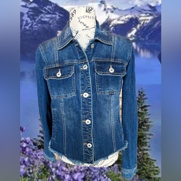 INC International Concepts Jackets & Blazers - Inc International Concepts Blue Jean jacket